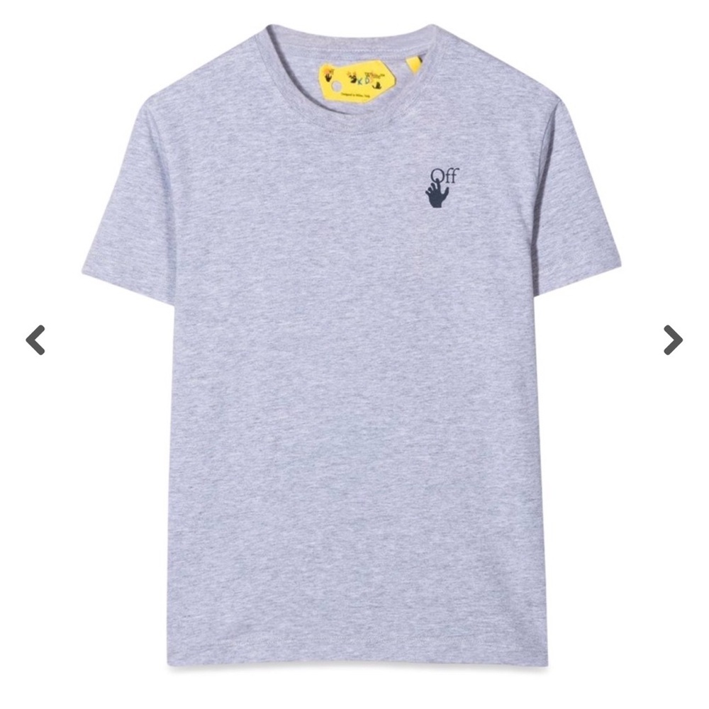 Off-White Kids grey marker arrow t-shirt Boys 10 NWOT